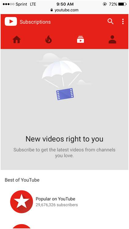 Screen shot illustrating contrast in use