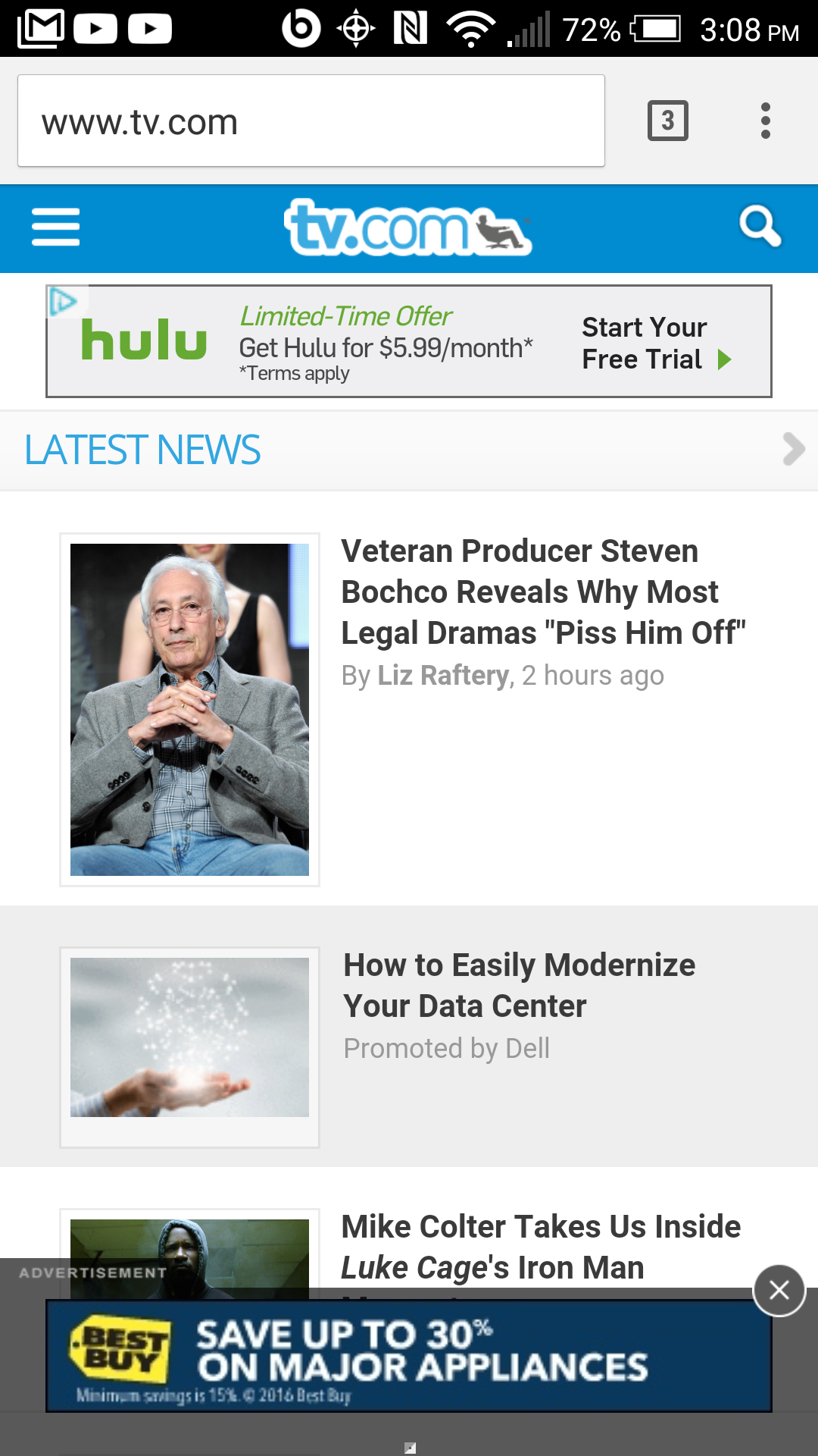tv.com Home Page